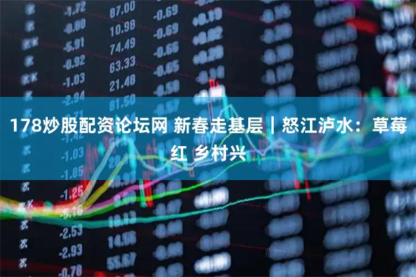 178炒股配资论坛网 新春走基层｜怒江泸水：草莓红 乡村兴